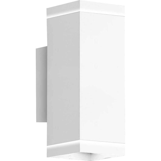 Applique lampada da parete rettangolare colore Bianca 2XGU10 IP54