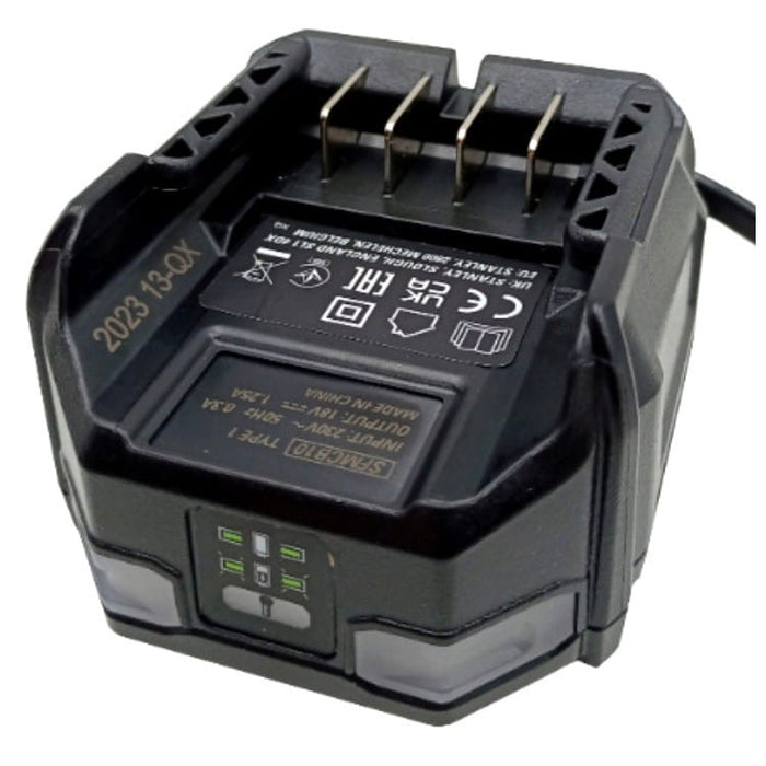 Stanley FatMax SFMCB10 – Caricabatterie V20 18 V, 1.25 A
