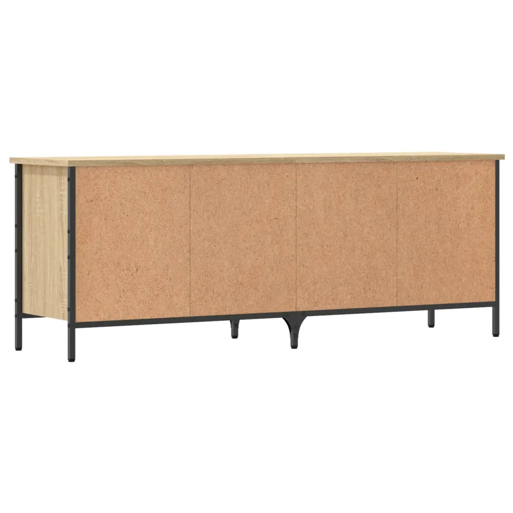 Scarpiera-Scaffale per scarpe Rovere Sonoma 131x35x50 cm in Legno Multistrato