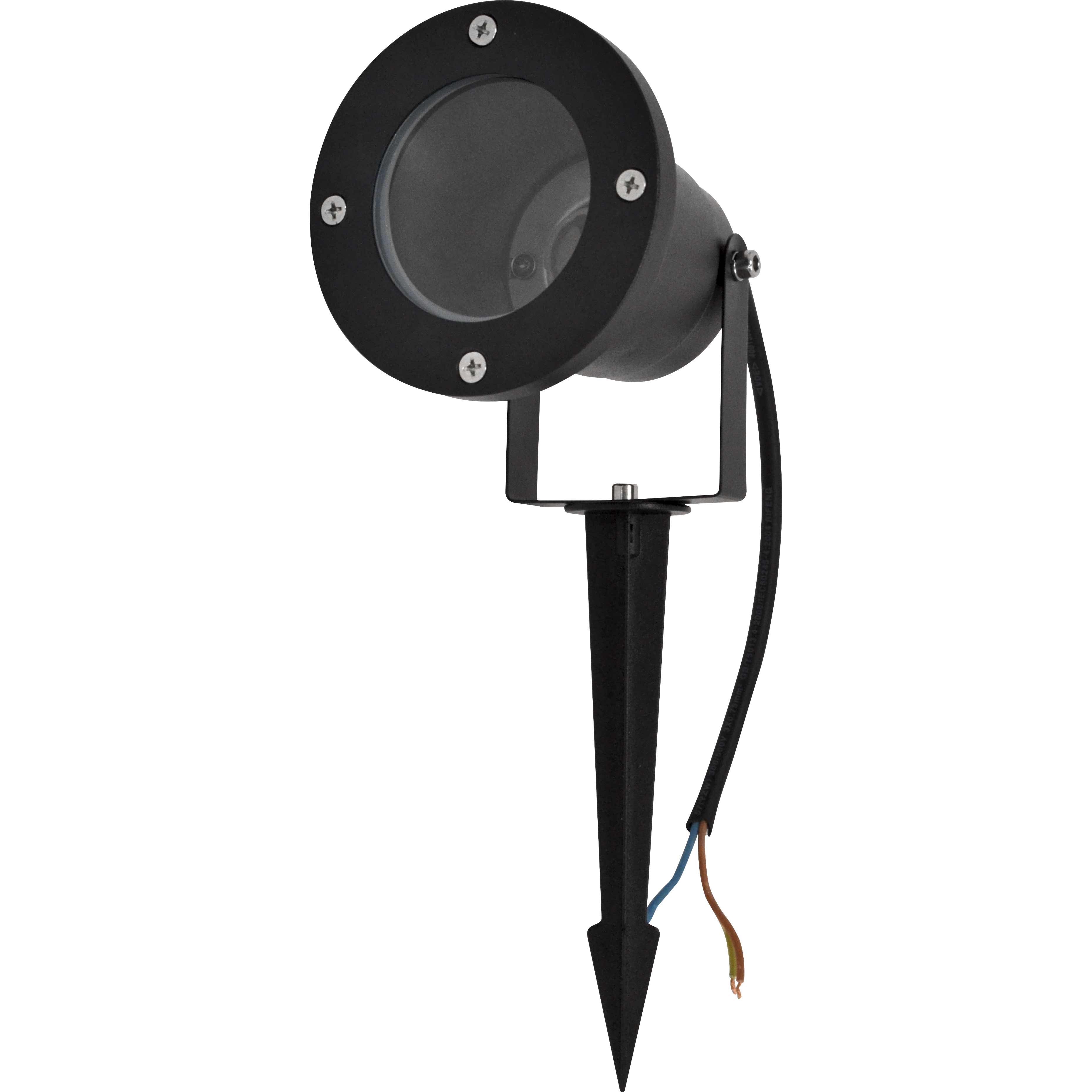 PICCHETTO DA GIARDINO ATTACCO GU10 IN ALLUMINIO