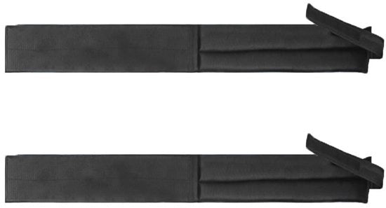 Supporti a stantuffo per tavole da gesso - 2 pezzi - Cinture per gambe - Tessuto nylon resistente ai graffi - Duraturo - Comodo 10 cm - Cinture per stantuffo