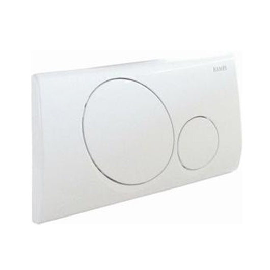 Bampi placca di comando bianca 2 tasti vega bianco