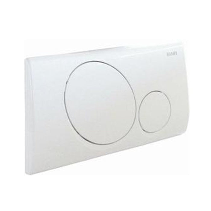 Bampi placca di comando bianca 2 tasti vega bianco