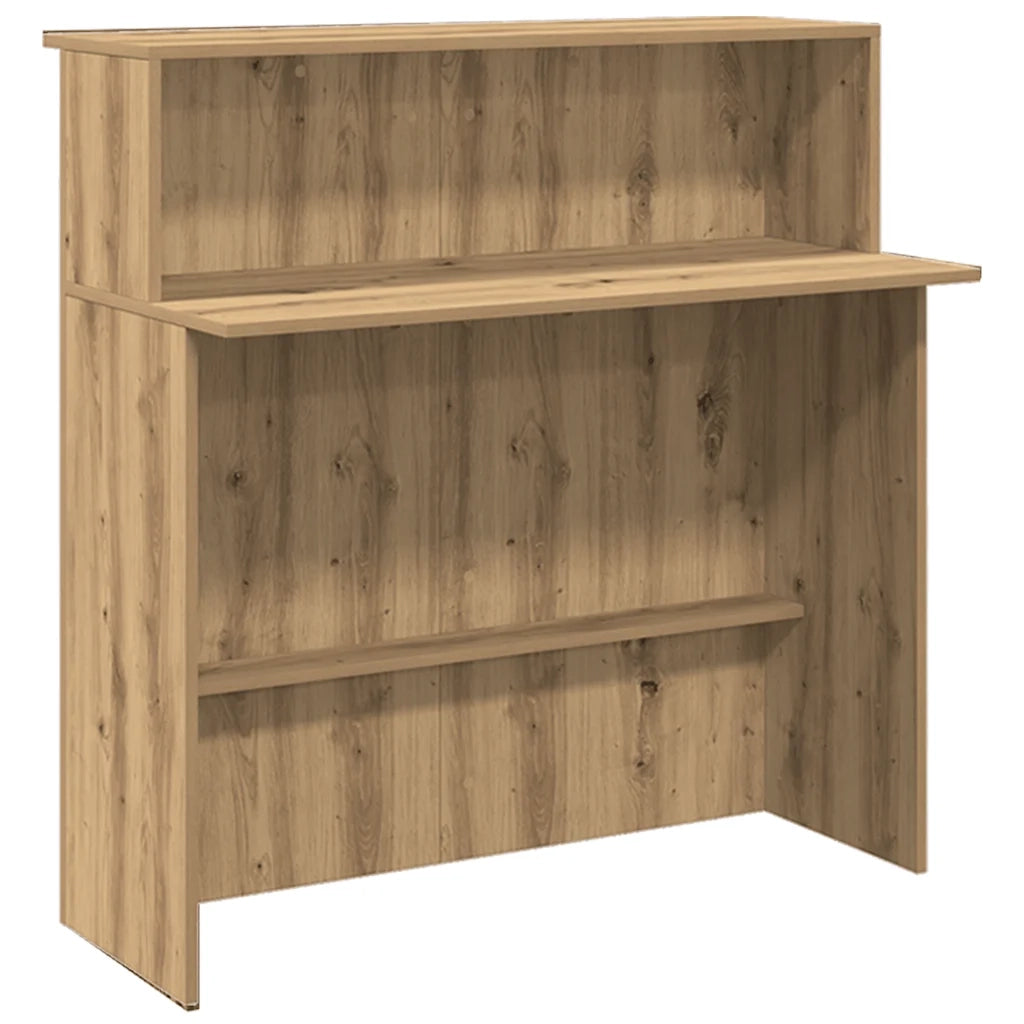 Banco Reception Rovere Artigianale 200x50x103,5cm in Truciolato 3324222