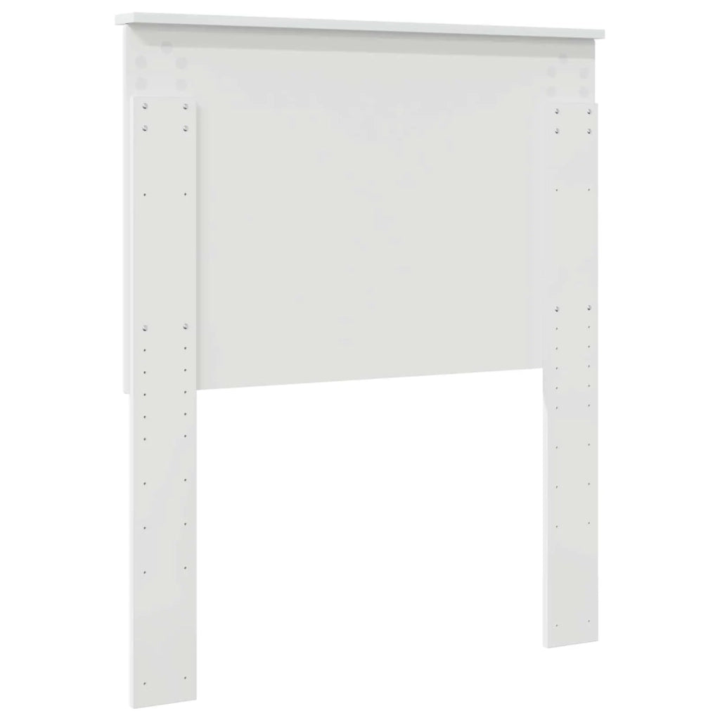 Testiera con testiera Bianco Lucido 80 cm Legno multistrato 887818