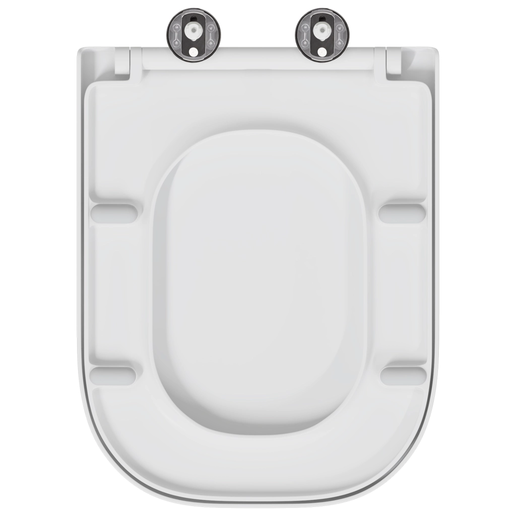Sedile del Water Con Rilascio Rapido e Chiusura Morbida Duroplast Bianco