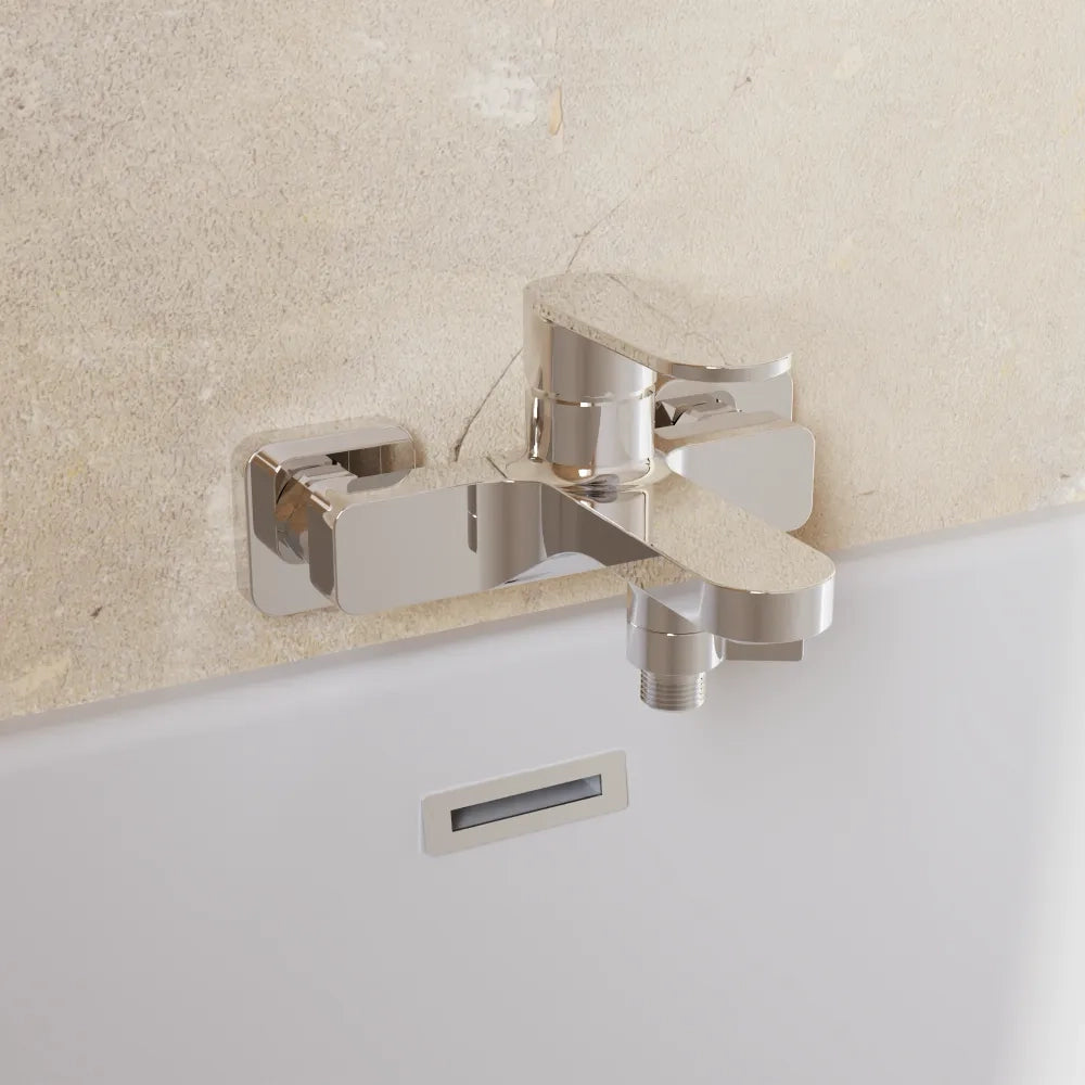 Set miscelatori lavabo alto bidet miscelatore esterno vasca cromato | Margot