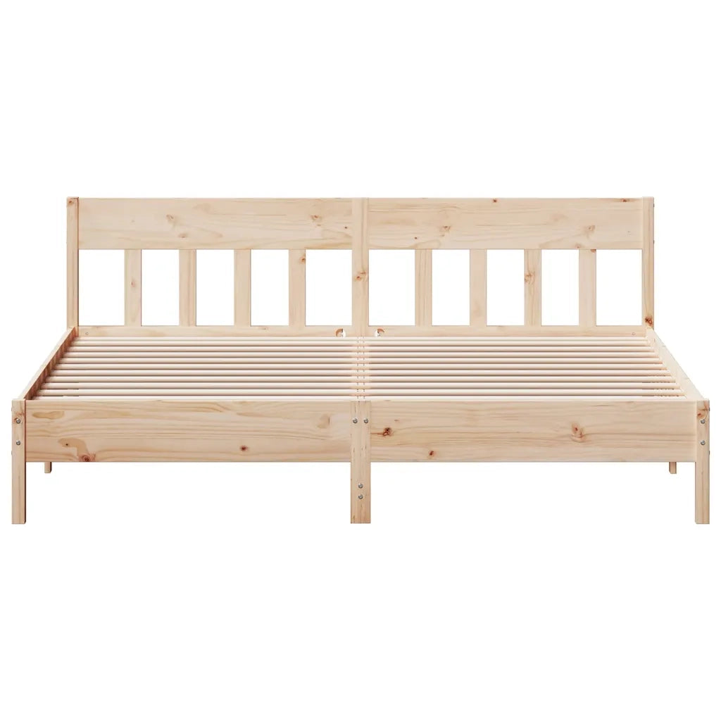 Giroletto senza Materasso 200x200 cm in Legno Massello di Pino 3216200