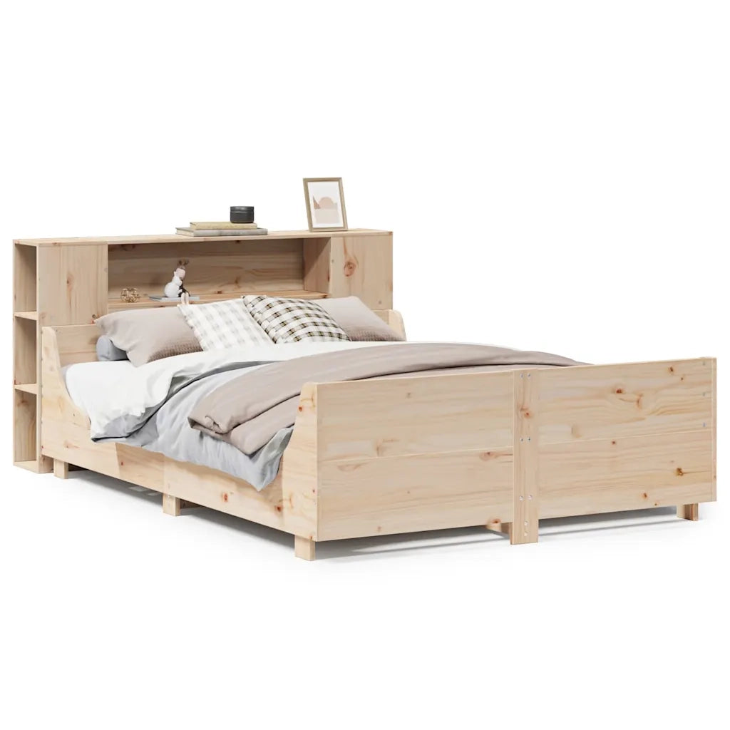 vidaXL Giroletto senza Materasso 160x200 cm in Legno Massello di Pino