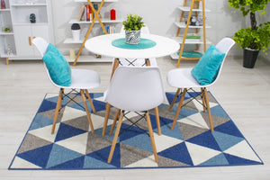 Set da pranzo Valora | Tavolo rotondo bianco KOVA da 80 cm + 4 sedie bianche OSAKA