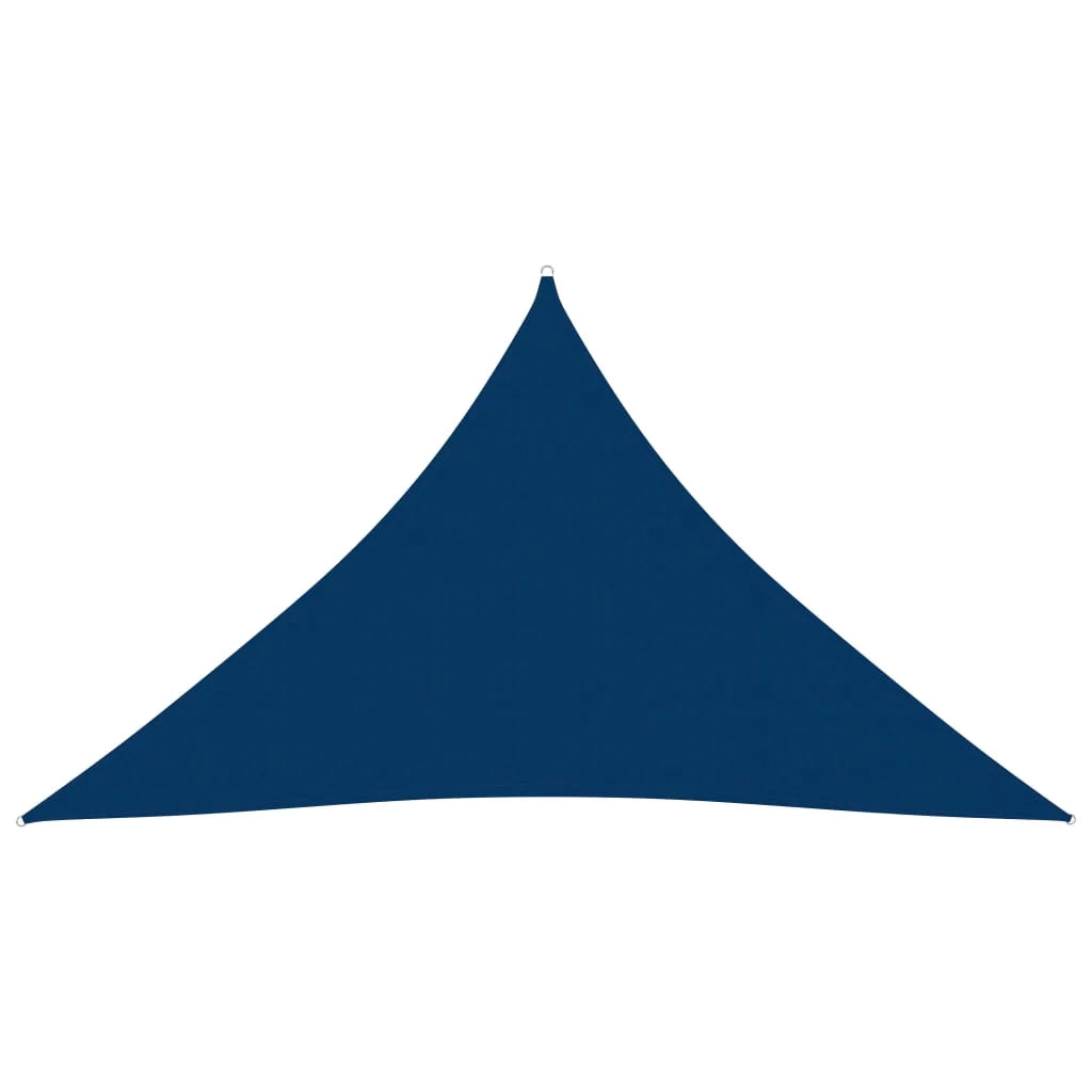 Vela ombreggiante triangolare in tessuto Oxford 4 x 4 x 5,8 m blu 02_0009876
