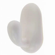 Trade Shop - Set 2 Ganci Appendini Parete Adesivi Casa Cucina Bagno Attaccapanni Bianco 87016 -