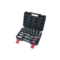 Chiavi a Bussola con Cricchetto 3/8" Chiave Candela Acciaio Vanadio Set 22 Pz