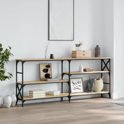 Tavolo Consolle Rovere Sonoma 180x29x76,5 cm Legno Multistrato 835475