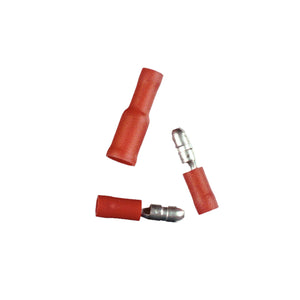 Terminali Tondi Capicorda Rotondi Connettori Elettrici 0,5 1,0 mm 10 Pz