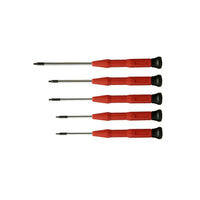 Giraviti Cacciaviti di Precisione Torx TX 6  7 8 9 10 Set 5 Pz Masidef