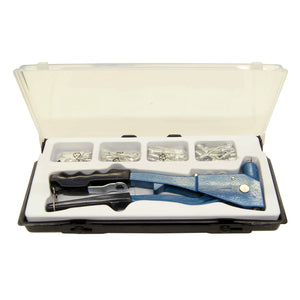 Rivettatrice a Mano con Rivetti Assortiti in Valigetta Masidef