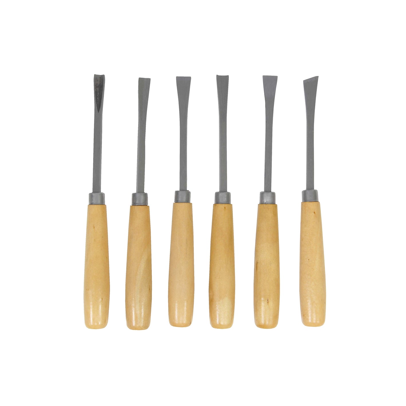 Sgorbie per Legno Scalpelli da Incisione Set da 6 Pz Masidef