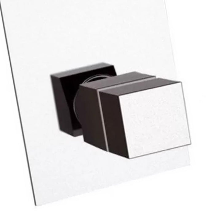 Rubinetto termostatico per doccia con deviatore a 2 vie - serie skyline thermo