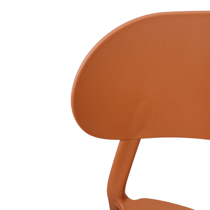 SEDIA AURORA 49X51XH79,5CM ARANCIONE.