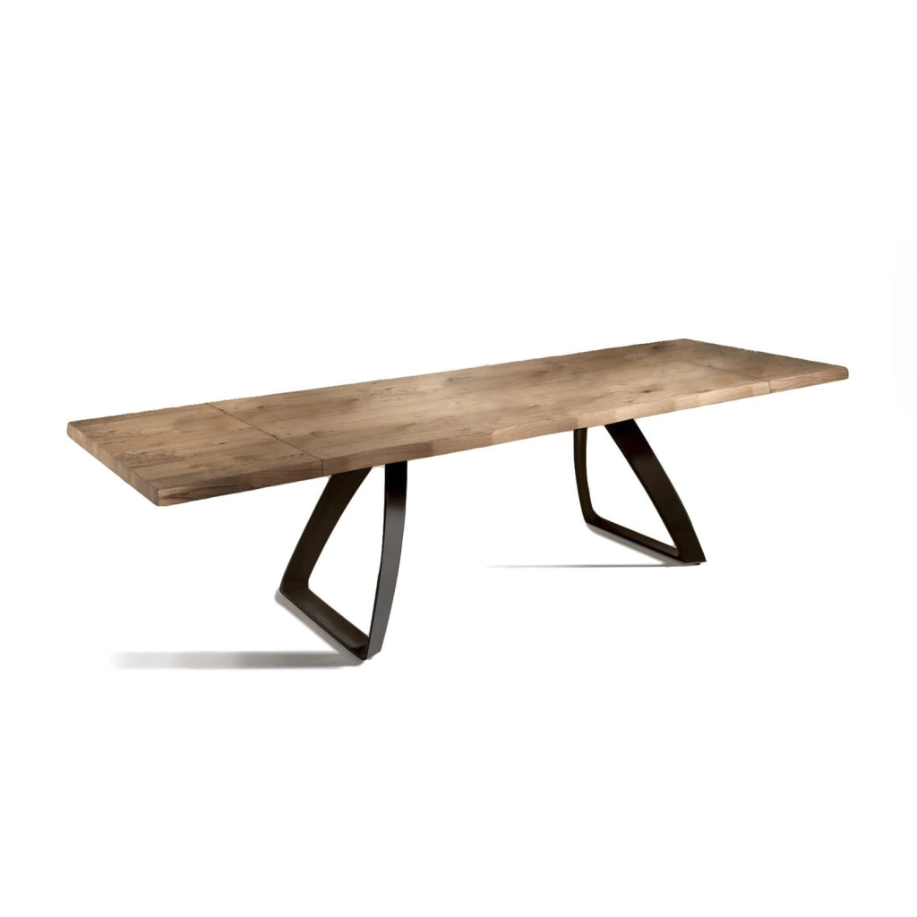 Tavolo Allungabile 160/240x90x76 cm in Rovere Impiallacciato Bridge Naturale