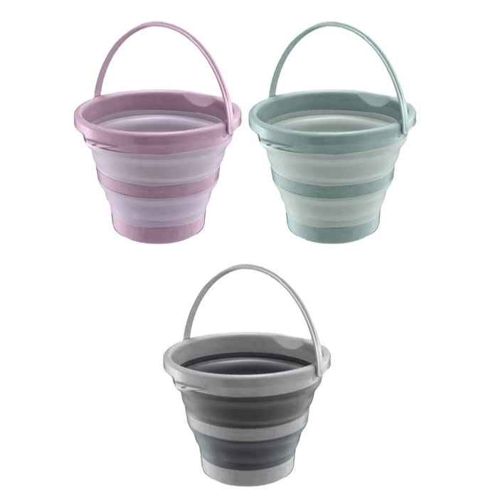 SECCHIO PIEGHEVOLE 5L ASSORTITO.