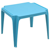 TAVOLO BABY 56X52XH44CM BLU CHIARO.