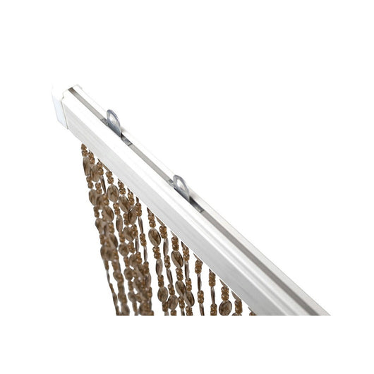 TENDA PERLINE DILETTA 120XH230CM MARRONE 96 FILI.