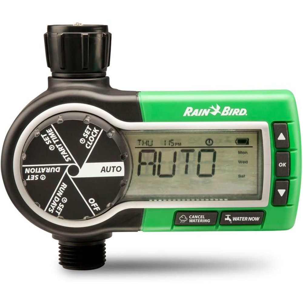 Rain bird - timer digitale per acqua con attacco per acqua