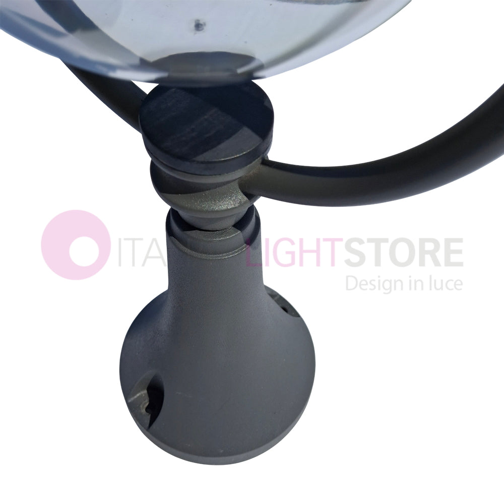 RUSTICA Luce da Cancello con Cappello in Rame