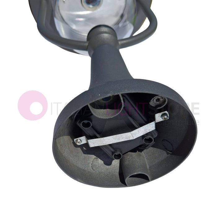 RUSTICA Luce da Cancello con Cappello in Rame