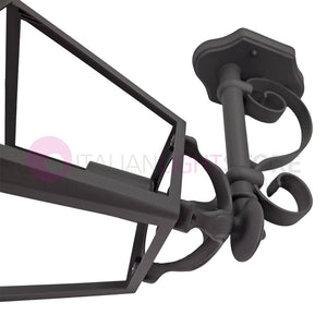 ELEGANCE Lanterna Grande da Parete Design Tradizionale