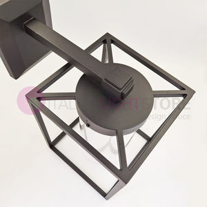 DOMUS NERO Lampada da Parete per Esterni Design Vintage