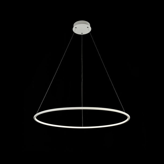 Lampada pendente Modern in Metallo Nola Bianco