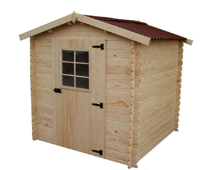 CASETTA FORESTA MOD. VADUZ  IN LEGNO MASSELLO 28 MM. 200X200 SENZA PAVIMENTO