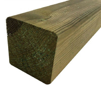 10PZ. PALO PALI QUADRO IN LEGNO DI PINO IMPREGNATO CM.7X7X300