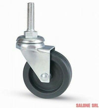 RUOTA GOMMA PZ.8 PER MOBILE D.40 CON PERNO FILETTATOM.8X30 SEDIA POLTRONA SCRIVANIA