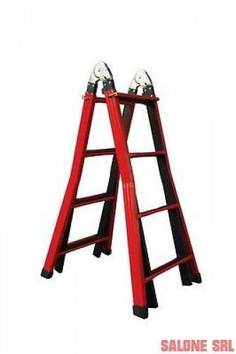 SCALA TELESCOPICA MULTIUSO ACCIAIO 5+5 H.498