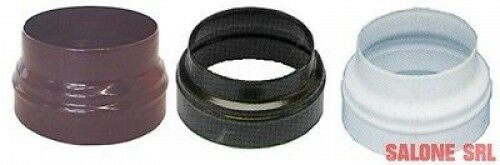 MAGGIORAZIONE D.8F X 10M PER TUBI STUFA SMALTATA NERO OPACO TUBO STUFA