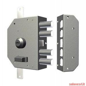 SERRATURA TRIPLICE DI SICUREZZA CILINDRO A POMPA CR ART.3250 CHIAVE DX