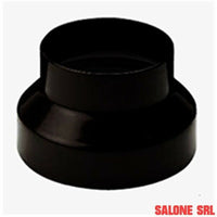 RIDUZIONE D.15F X 14M PER TUBI STUFA SMALTATA NERO OPACO TUBO STUFA