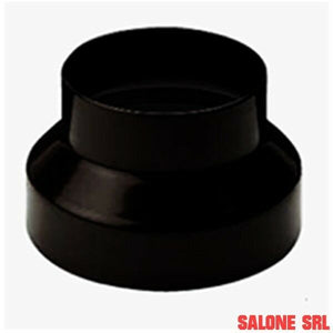 RIDUZIONE D.15F X 14M PER TUBI STUFA SMALTATA NERO OPACO TUBO STUFA