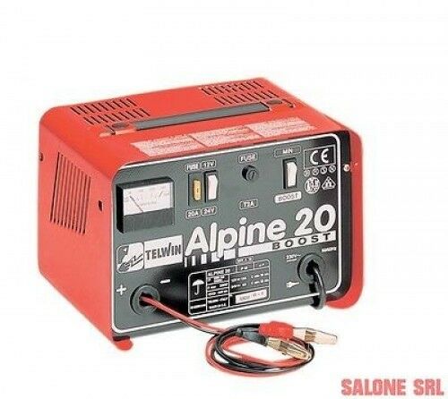 CARICABATTERIA AUTO PORTATILE TELWIN ALPINE 20 BOOST TENSIONE 12-24V CARICA BATTERIA