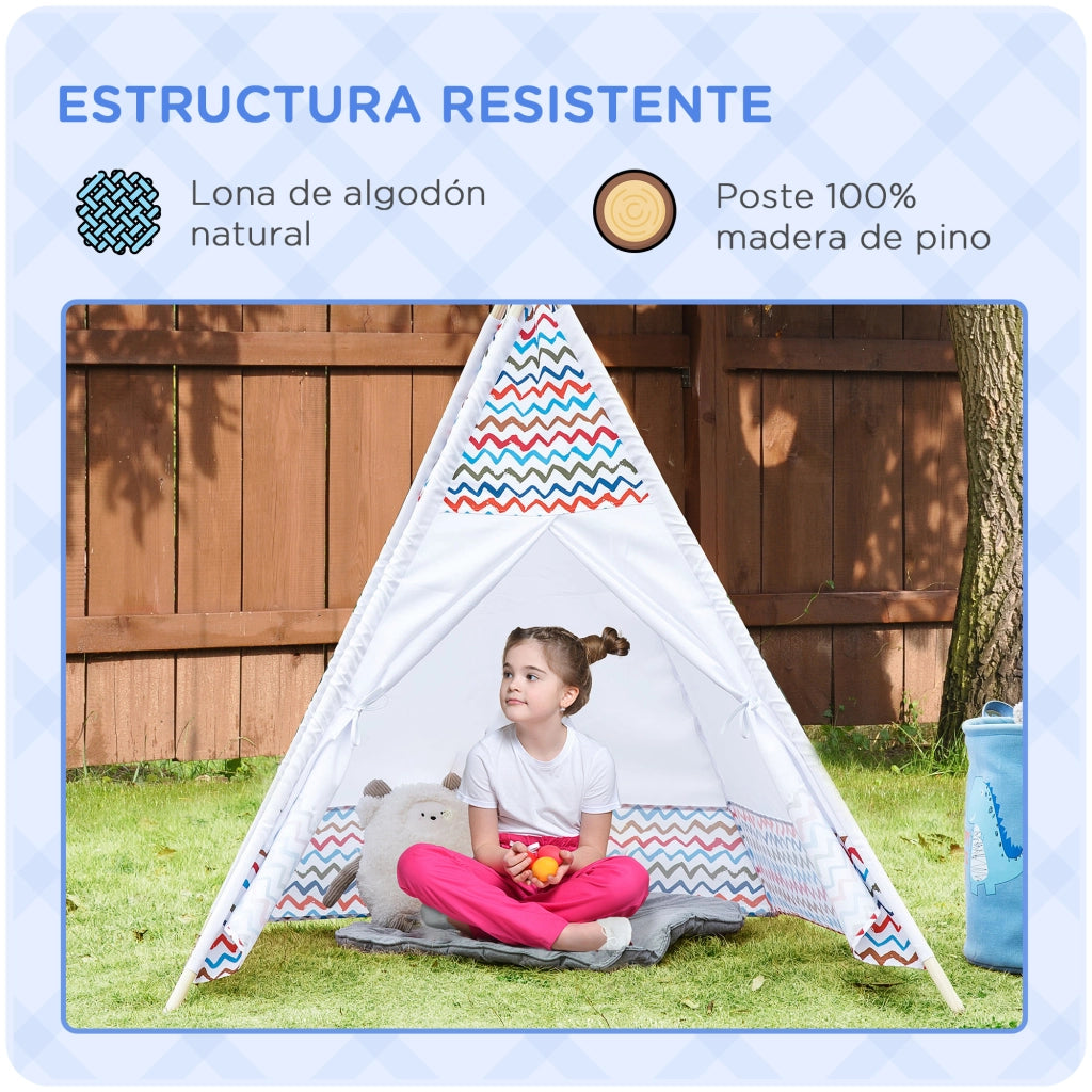 Casetta in Legno per Bambini Tipi ¨C zephmum ¨C Bianco 120x120x155 cm