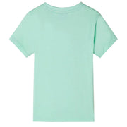 Maglietta da Bambino Maniche Corte Verde Chiaro 92 12089