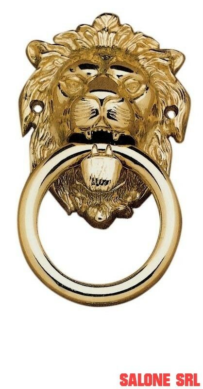 BATTENTE BATTOCCHIO PER PORTONE IN OTTONE MOD.LEONE