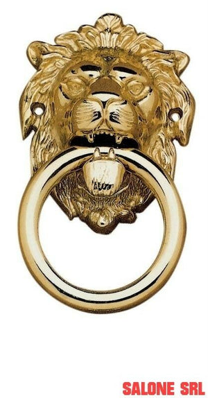 BATTENTE BATTOCCHIO PER PORTONE IN OTTONE MOD.LEONE