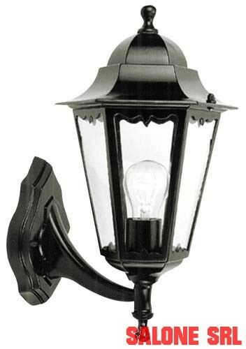 LANTERNA ALLUMINIO MINERVA CON BRACCIO 22X22X38H  Illuminazione ESTERNO LAMPIONE