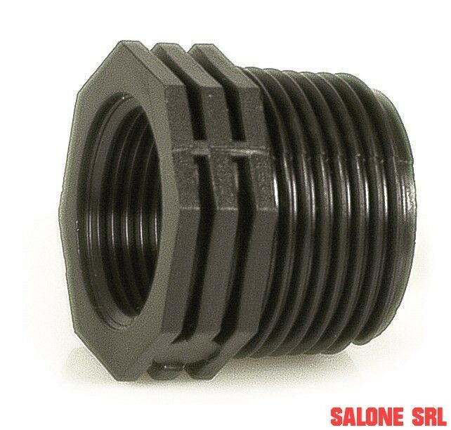 RACCORDO GIUNZIONE RIDUZIONE MASCHIO/FEMMINA M1"XF1/2 CONF.10 PZ.TUBO IRRIGAZIONE INTERRATA