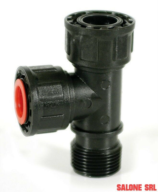 RACCORDO COLLETTORE PER ELETTROVALVOLA DA 1"MX1"FX1"F CONF.10 PZ.TUBO IRRIGAZIONE INTERRATA